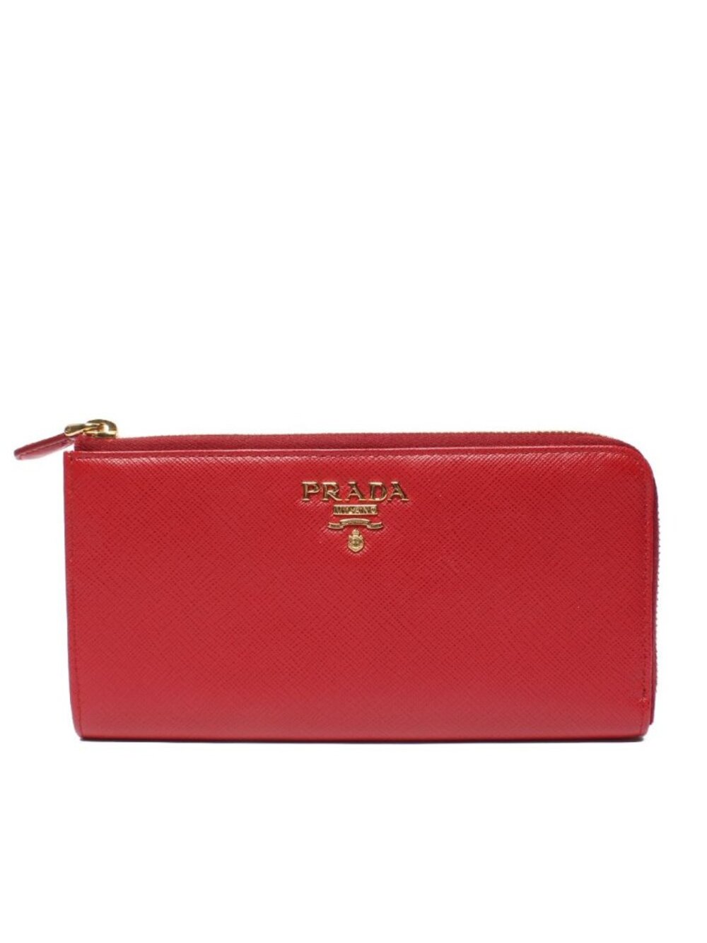Prada L-shaped Zipper Wallet
